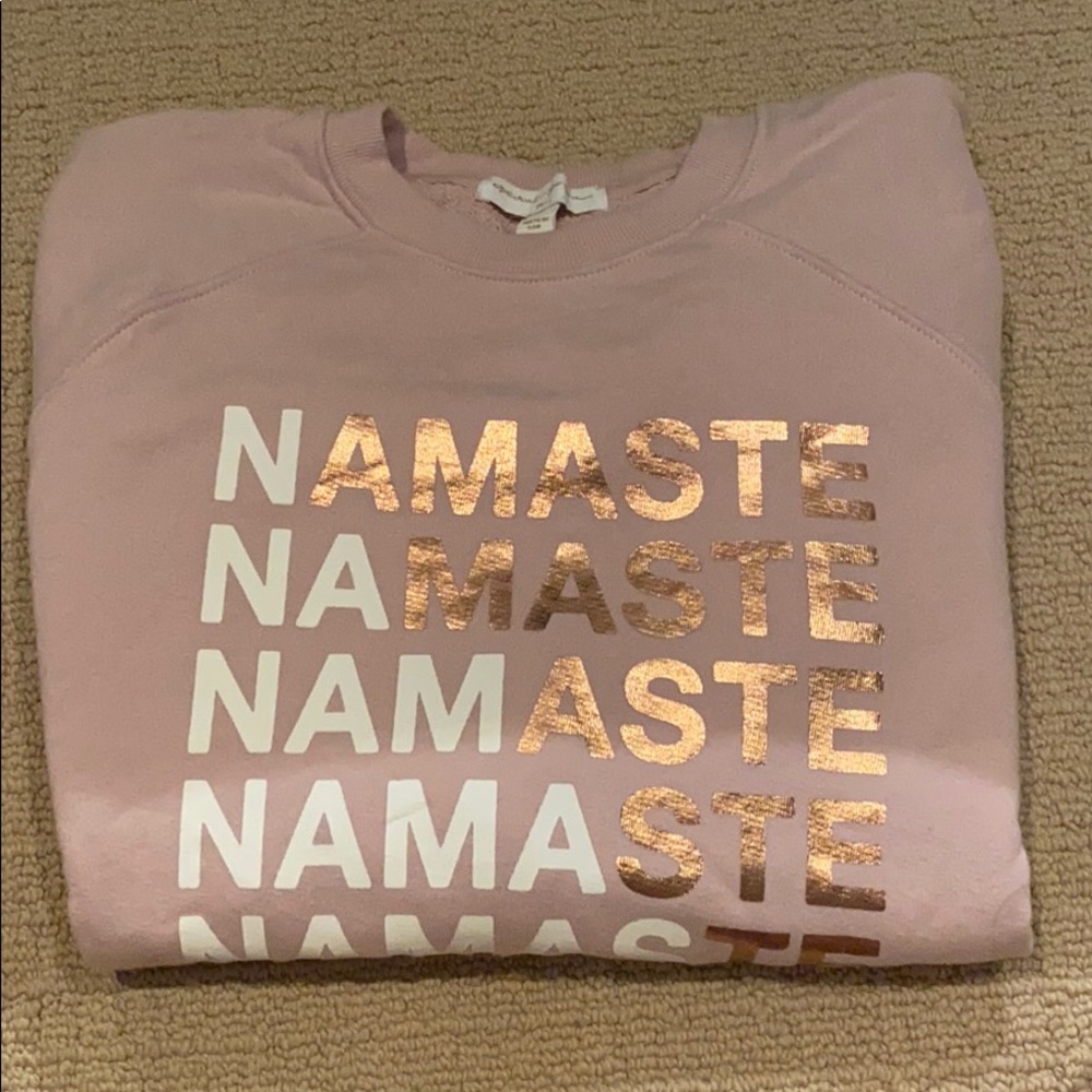 Spiritual gangster pink sweatshirt “Namaste”